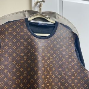 Repurposed LV cashmere and cotton sweater mens.